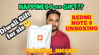 Happiness == Gift ? | Redmi Note 8 Unboxing | Diwali Gift | Happiness in small things | CM Pundhir
