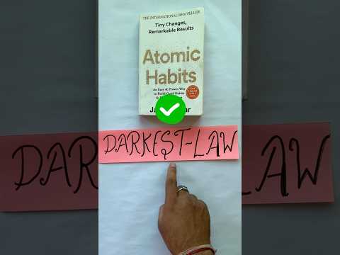 Every students need to know this darkest law by atomic habits book ￼#study #exam #productivity