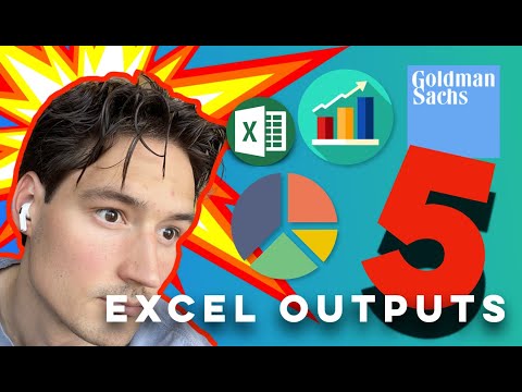 Task 5 Excel Outputs | Goldman Sachs Virtual Experience Excel Skills For Business