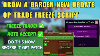 🌿 NEW Grow A Garden Script | 💱 Trade Freeze + Trade Update | 🔑 Keyless & FREE | August 2025