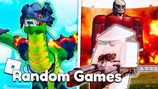 Playing Random ANIME Roblox Games Until I Get Bored.