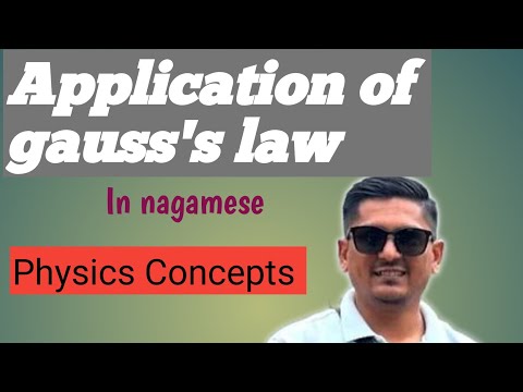 Electric field due to a long straight line charged wire using gauss's law#physics #nagaland #news