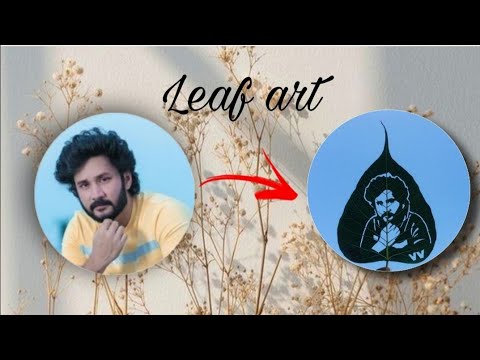 Leaf art carving 🍃 | vishnuvijay | sathya serial hero | amulbaby