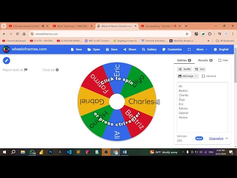Wheel of Fame: We go try....