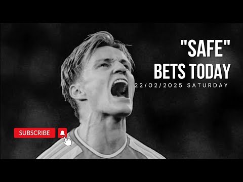 FOOTBALL PREDICTIONS TODAY 22/02/2025 SOCCER PREDICTIONS TODAY | BETTING TIPS, #footballpredictions