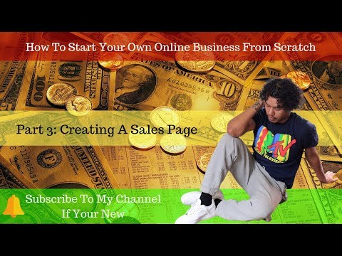 How To Create A Sales Page