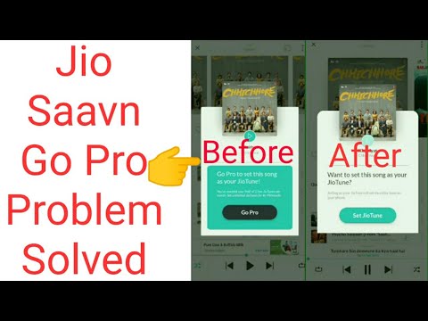 Jio Saavn Go Pro Problem Solved | Set Jio Tune | Jio Saavn app Mein Ke Free Jio Tune kaise Lagae