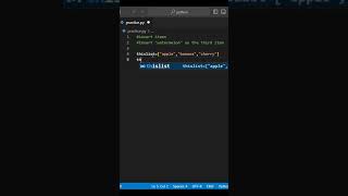 insert items #python #pythonprogramming #coding #code #programming #programming