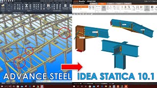 Export Connection from Advance Steel to Idea Statica