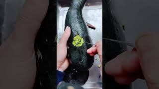 Vegetable Carving eggplantideas#deliciousfood#Food Decoration#Vegetable#Vegetablecarving#shorts