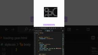 loading gears ||#css #html #shorts #short #viral #youtubeshorts #coding #htmlcssjavascript