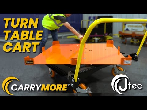 Ergonomic Solutions for Manufacturing | Jtec’s Turn Table Cart & CarryMore System