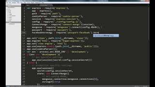 21. Login with Facebook - Setting up PassportJS