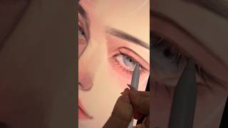 Procreate painting process👩‍🦳 #procreate #art #fyp #shorts #illustration