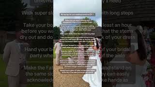 My Top Tips For Your Wedding Ceremony 💌✨ #weddingtips #weddingadvice #bridetobe