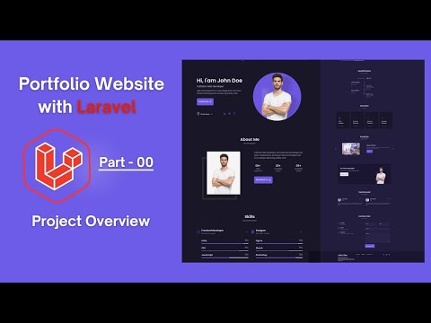Build a Portfolio Website with Laravel 12 (Beginner Friendly!) | project overview