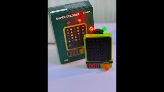 Unboxing the Giiker Super Decoder: Retro Handheld Fun & Puzzle Solving in a Quick Review!