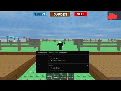 Lunor Hub Grow A Garden Script - Auto Collect, Auto Plant, Many More