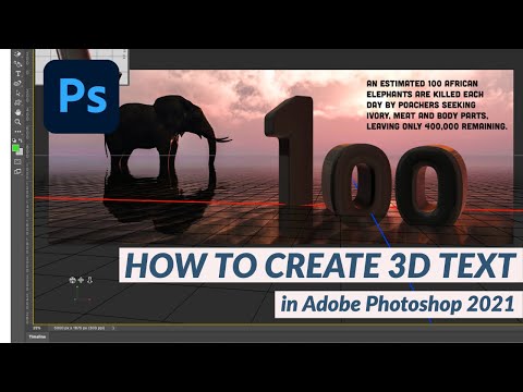 How to Create 3D Text in Photoshop
