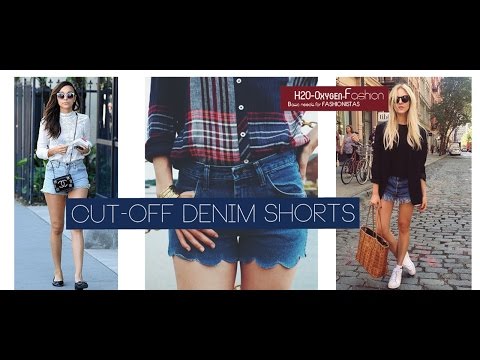 Cut-Off Denim Shorts LOOKBOOK