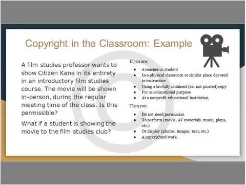 Copyright and Fair Use in Academic Settings