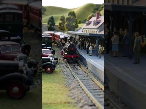 🚂 Semua menunggu… tapi apa yang terjadi saat kereta ini tiba? 👀✨ #miniature #trending #train #shorts