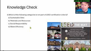 Daily Quiz ep71 LEED  December 16 2025 BCSP