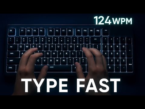 How to Type FAST Like a Pro (124 WPM in 7 Days!)