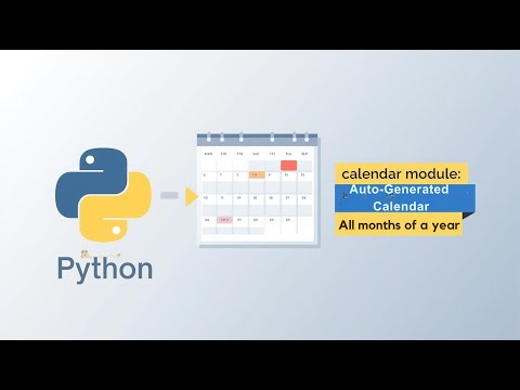 Python Calendar Module Explained | Generate Calendars Automatically
