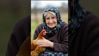 grandmother and hen plant egg tree 😭 #ai #hen #grandmother