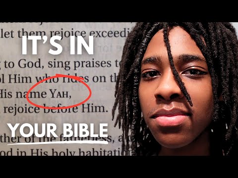 GOD'S REAL NAME IS LITERALLY IN YOUR BIBLES! Psalms 68:4