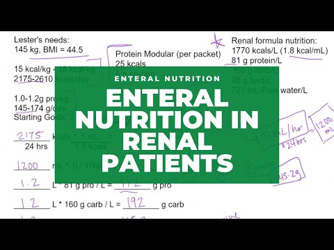 Enteral Nutrition in Renal Patients with Hemodialysis and AKI cases