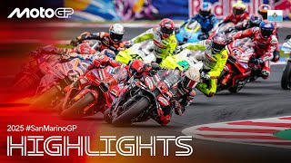 MotoGP HIGHLIGHTS 🏖️ 2025 San Marino GP