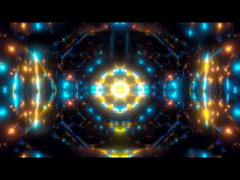 Sci Fi Tunnel Background | Driving in Alien Light Tunnel | Free VJ Loop | Light Tunnel Movement