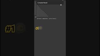 pyramid pattern in c programming #python #html5 #javascript #css