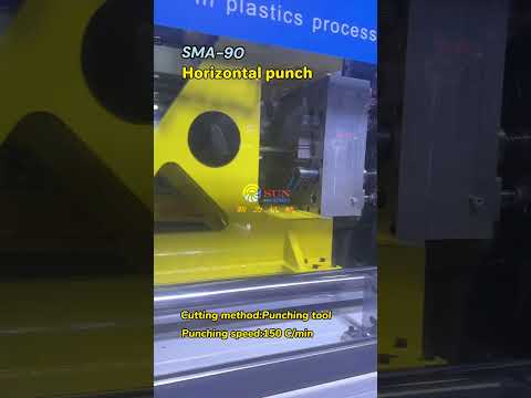 Thermoforming and horizontal punch#thermoforming #horizontal punch#machine