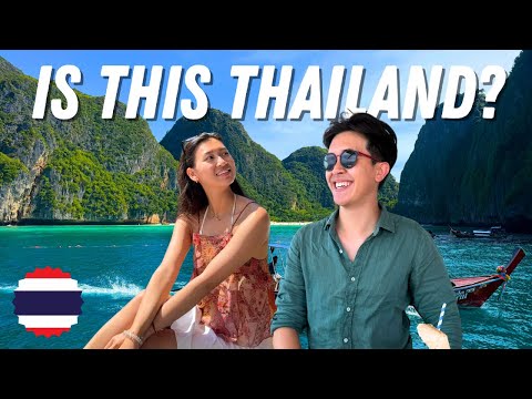 Do NOT miss THIS place in THAILAND 🇹🇭 | Koh Phi Phi Island BOAT tour in KRABI 🏖️