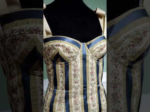 BUSTIER DRESS DIY!! Spring DressProject | Julmarie's Studio #handmade #shorts #bustier #sewing