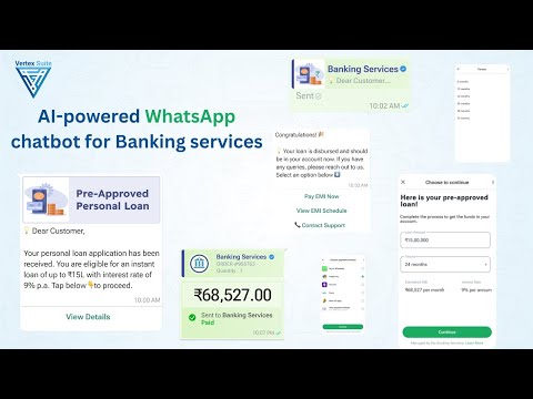 AI-powered WhatsApp chatbot for Banking services