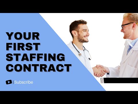 The #1 Strategy to Get Your First Healthcare Staffing Contract