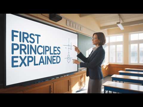✅ First Principles Differentiation Explained | Easy Steps & Calculus Basics