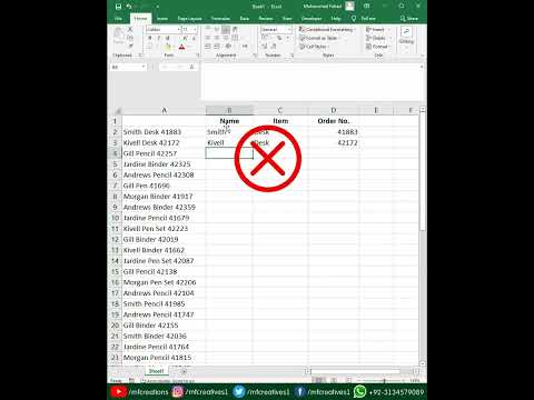 How to Fill Data Automatically in Excel