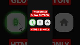 Cara Membuat Hover Glow Button Dengan HTML dan CSS #mengareit #shorts #htmlcss