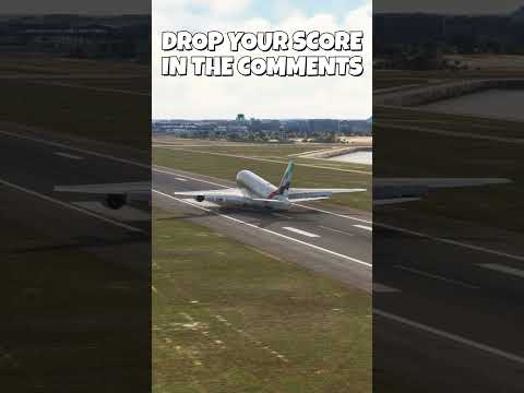 Rate this A380 landing!
