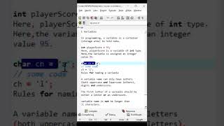 Class 5 | Rules for Declaring a Variable in C Language | #cprogramming #cprogrammingvideo