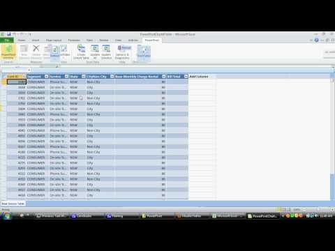 PowerPivot in Excel 2010. How to refresh data.
