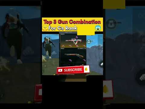 Top 3 Gun Combination Free Fire 2023 For Cs Ranked #shorts #viral #short #ff #freefire