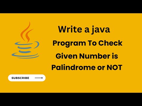 Java program to check Number is Palindrome or Not | BD Creators
