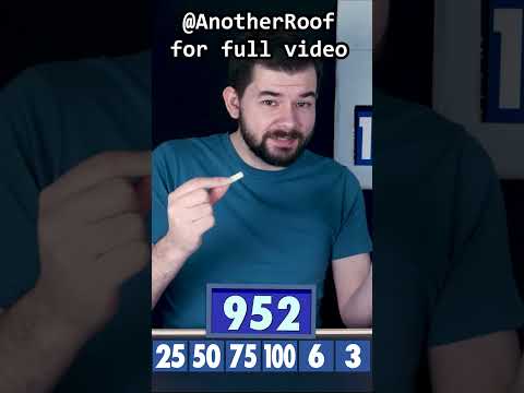 Countdown's Most Impressive Solution: Explained #shorts