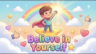 ⭐ Believe in Yourself | Kids Rhyme About Confidence & Positivity 🌈 | Kiddoria TV